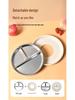 New Kids’ Stainless Steel Divided Plate with Suction Cup – Durable, Drop-proof Design