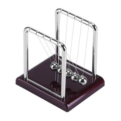 Steel Balance Swinging Magnetic Ball Cradle Physics Science Pendulum Desk Fun Toy Gift