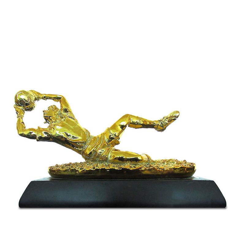 

Goalkeeper Trophy: Electroplated Resin Fan Souvenir 27 x 10.8 x 17 cm