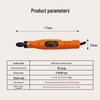 12V Adjustable Speed Mini Electric Engraving Grinder with Straight Handle and Three-Jaw Chuck for DIY Polishing
