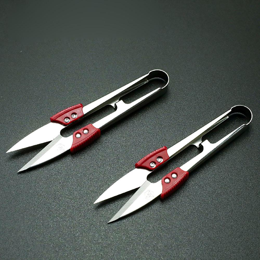 1/3/5pcs U Thread Scissors Stainless Steel Yarn Shears Cutting Sewing Scissors Cross Stitch Scissors Embroidery Shears Clippers