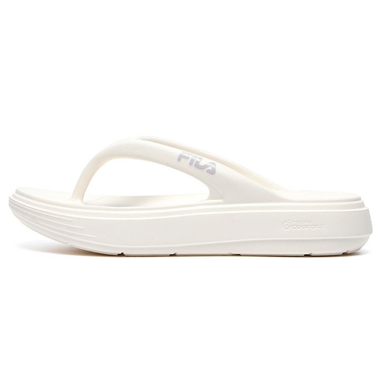 Fila Velvet Sports Flip Flops Women Footwear Cream F12W226510FGD 38