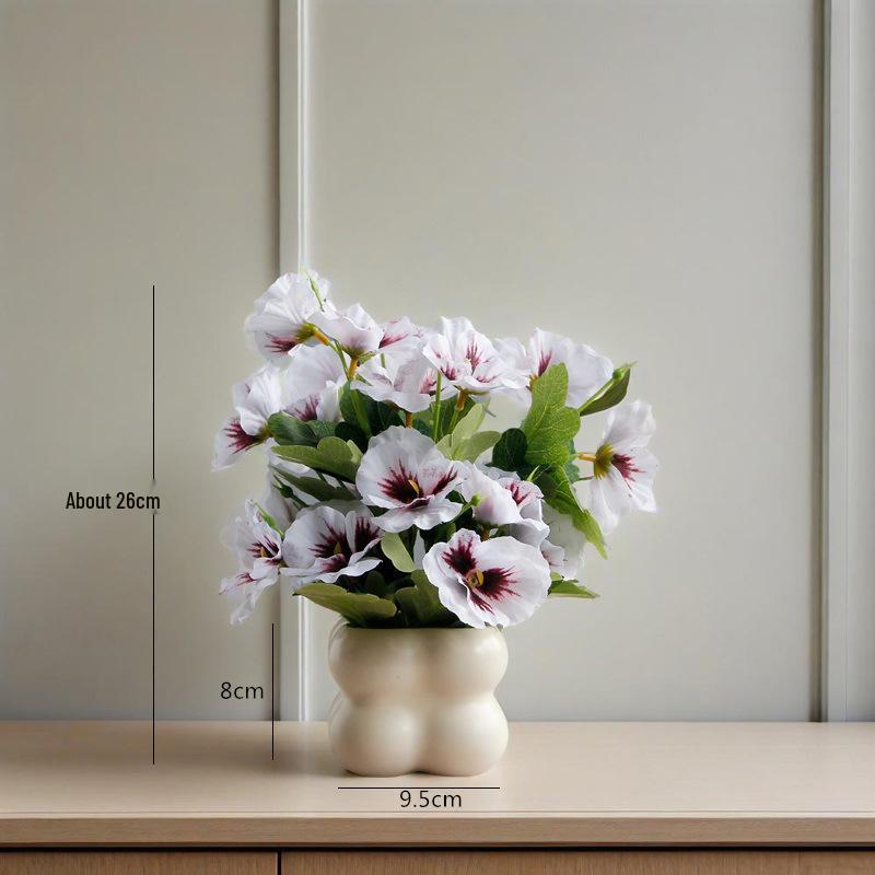 Nordic Style Artificial Potted Plants for Indoor Decor: Perfect for Living Rooms, Offices, and Desktops