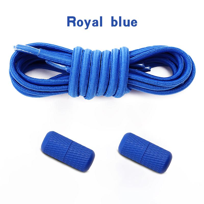 Round Elastic Laces without ties Metal Buckle Shoelace Sneakers Flat Shoes no tie shoelaces Shoe Accessories 1Pair/2Pair