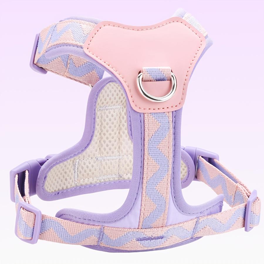 

1 шт. модная шлейка для собаки с сетчатой подкладкой - дышащий и удобный ошейник для собаки, текстурированная поверхность, только машинная стирка, шлейка для собаки M