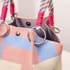 Foldable Large Capacity Casual Chic Tote For Everyday Use, Durable Polyester, Vintage Handbag, Travel Bag, Stylish Accessory, Bucket Bag