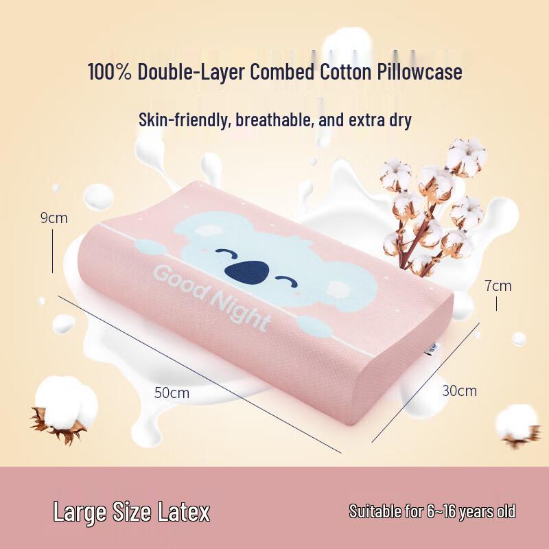 Jiaao Wavy Children s Latex Pillow