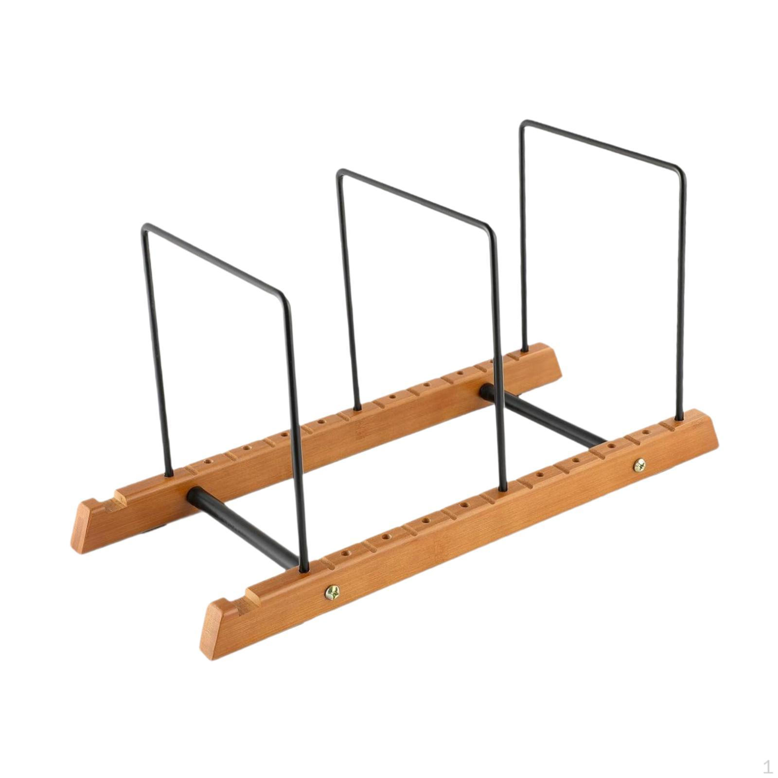 Vinyl Record Storage Holder Organizer Simple Sturdy Album Display Stand with Dividers 2000₽