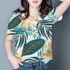 Women's Flower Print Daily Top Versatile Comfortable Short Sleeve Casual T-Shirts Women’s