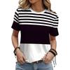 Women's Summer Casual Crew-neck Short-sleeved T-shirt, Featuring Fashionable 3D Print Design, Suitable for Both Outdoor and Indoor Wear.