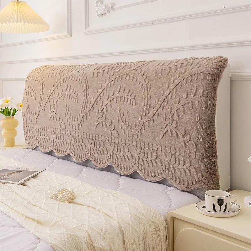 2026 New Thickened Rabbit Plush Headboard Cover with Full Coverage Anti Slip and No Shedding of Hair Comfortable All Year Round