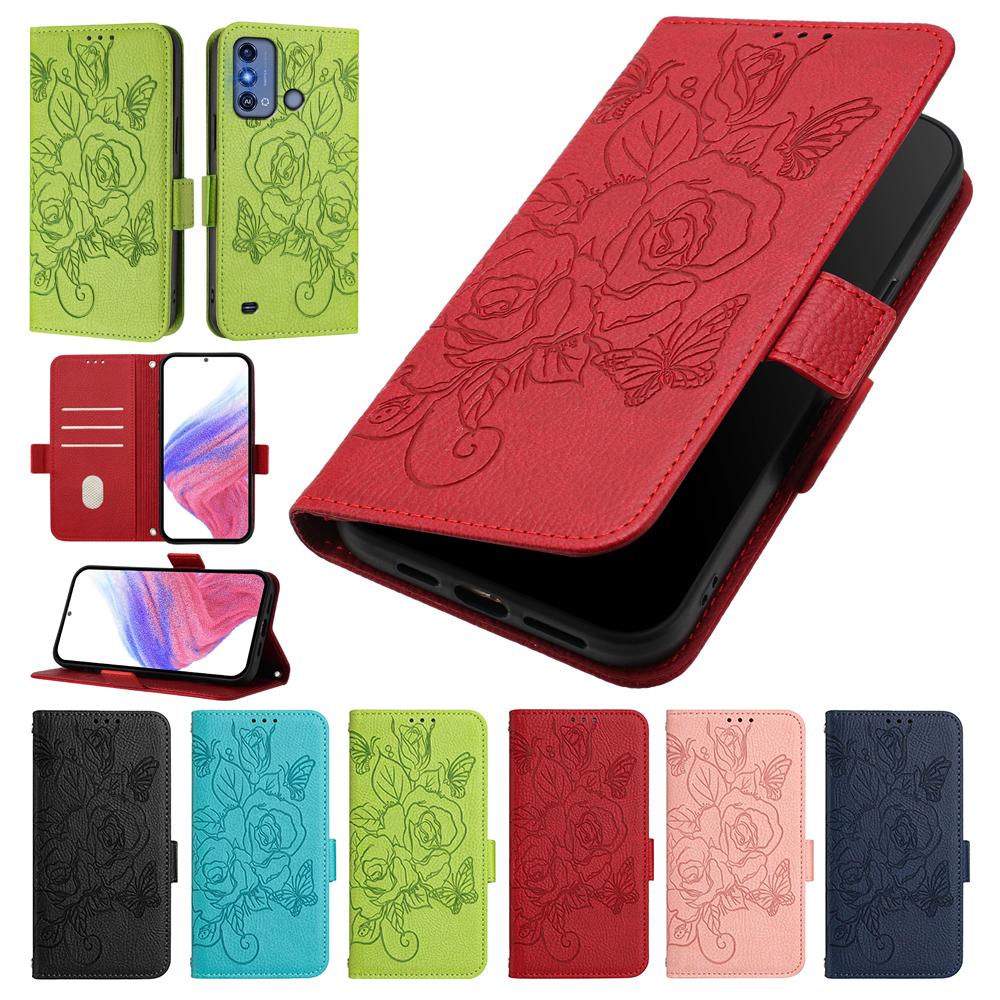 RFID Shielding Wallet Case For ZTE RedMagic10 Air Blade V70 V60 Vita Z60 Ultra A35 A35E A53 Pro A73 A75 Axon 60 Lite Phone Cover