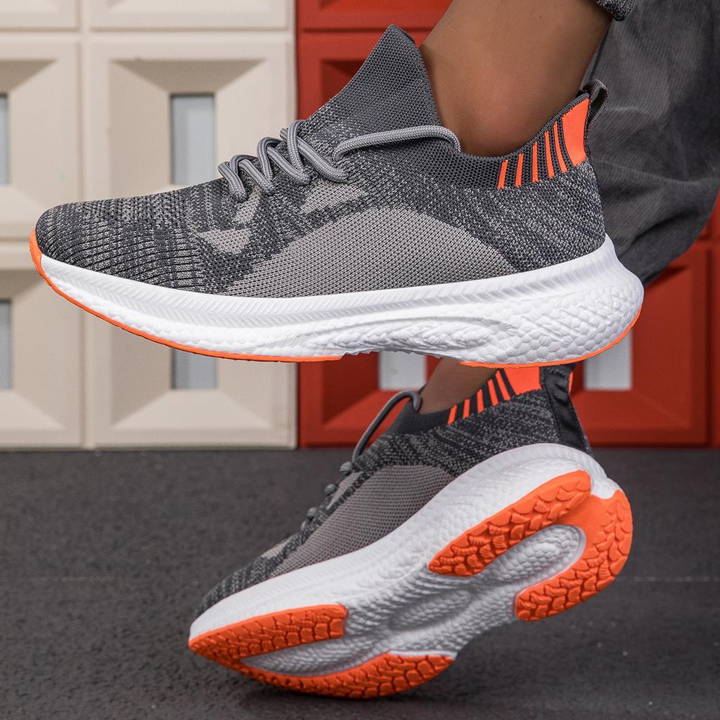 Running Shoes Men Mesh Lightweight Breathable Flat Sneakers Summer Footwear 2025 Trendy Outdoor Gym Jogging Shoes for Men