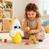 Kids Musical Plush Toy Banana Toy, Fruit Sensing Metronome with Sounds, Interactive Music Playing Doll Sound for Kids, Cute Motion Sensor Keyring Gift
