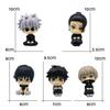 New 5Pcs/set Jujutsu Kaisen Cute Yuji Itadori Gojo Satoru Q Ver. PVC Action Figures Anime Figure Model Toys Collection Doll Gift