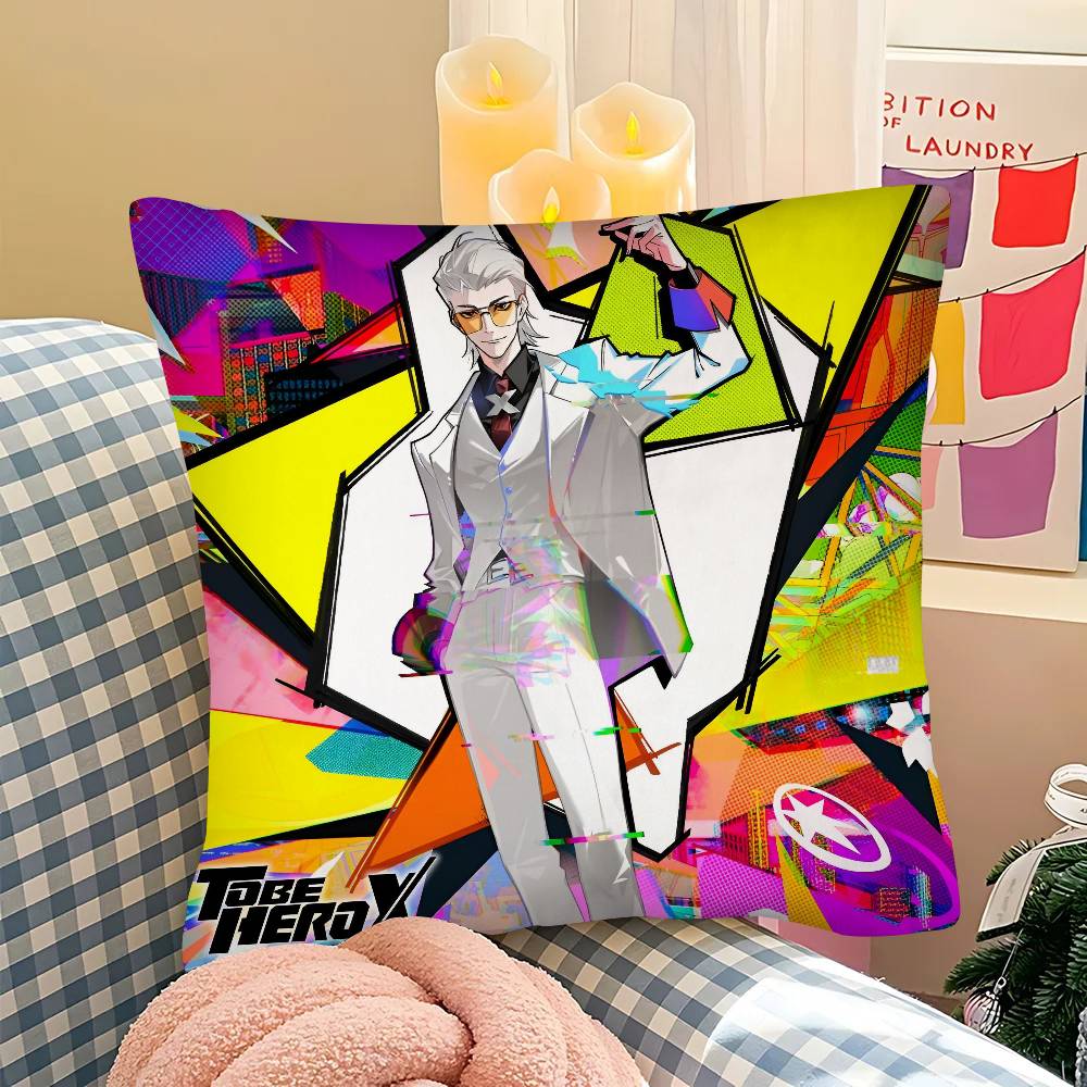 pc Popular Anime TTO BE HERO X Pillow Case Fashion Square Pillowcase Bedroom Sofa Room Ins Decoration Leisure