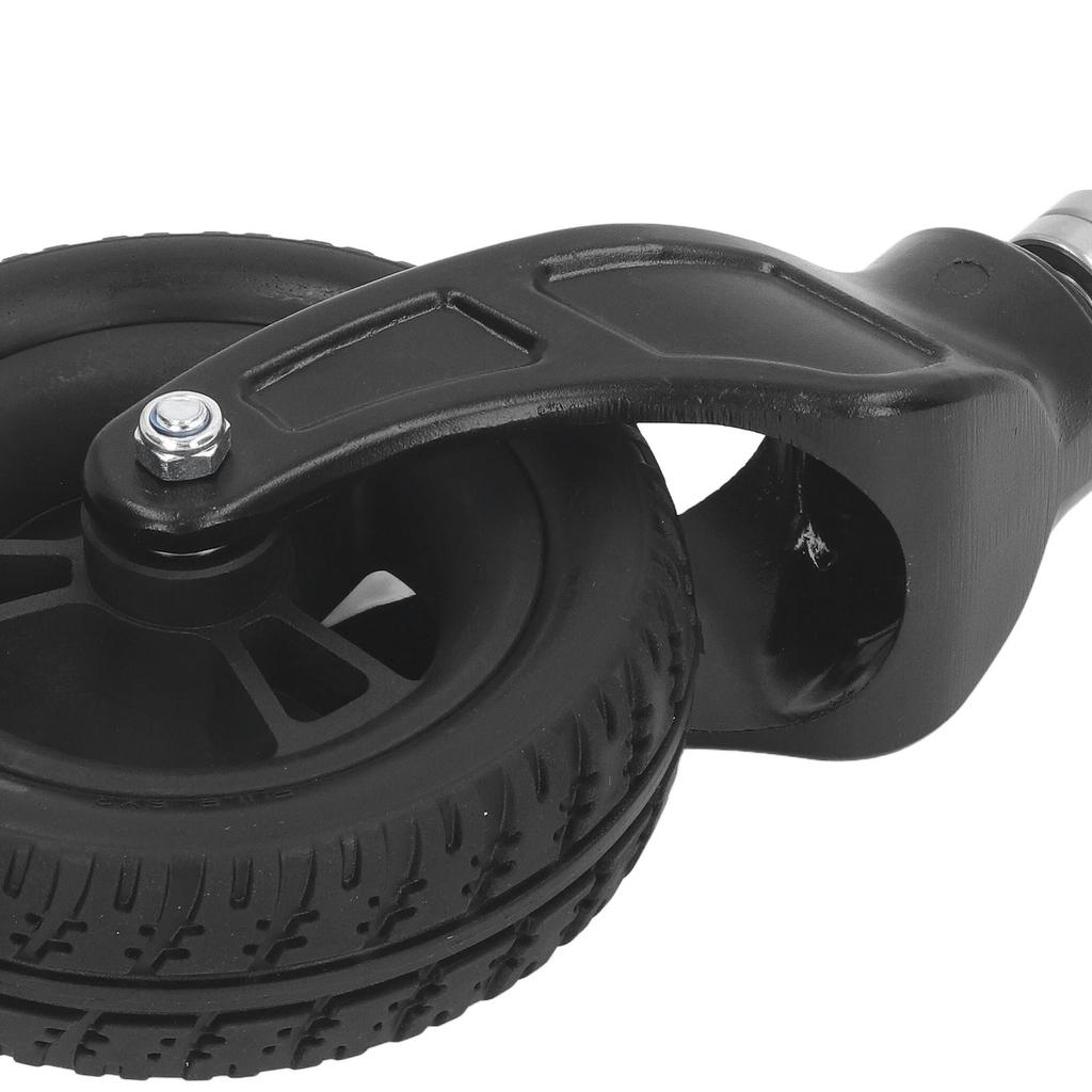 6in Wheelchair Tire Universal PU Hub PVC Tire Steel Strong Bearing Wheelchair Front Castor Wheel