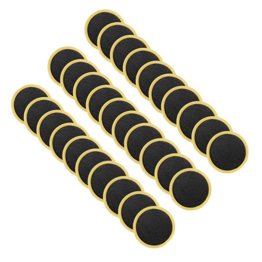30 Pcs Glueless Bike Tube Tire Puncture Repair Patch Bycicles Inner Tube Puncture Patch for Road Mountain Bicycles