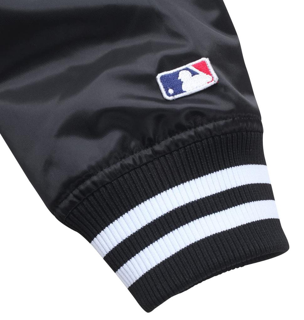 [Plus Size Specialist Mid] FANATICS New York Yankees Satin Stadium Jacket, Size 3L, Black, Men's, 1012733110-1-3L