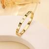 European American-style Waterproof Colorfast Stainless Steel Electroplated Bracelet diamond Inlayssimple Stylish