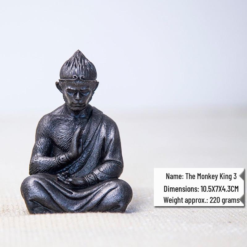 

Retro Sun Wukong Fighting Buddha Ornament for Living Room Decor