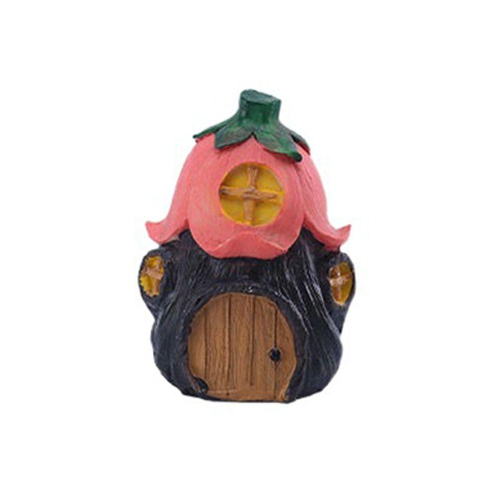 

Resin Resin Garden Mushrooms Micro Landscape Mushrooms House Model House Bonsai Ornaments Home 3