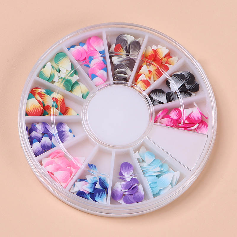 1Box Fruit Slices Filler For Nails Art Tips Slime Fruit For Kids Lizun DIY Slime Accessories Supplies Decoration Soft Pottery