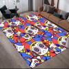 The Amazing Digital Circus Flannel Pattern Square Carpet,Area Rug,Carpet Rug for Living Room Bedroom Sofa Playroom Decor,Non-slip Floor Mat