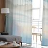 Sky Summer White Clouds Tulle Curtains for Living Room Kitchen Bedroom Sheer Tulle for Cafe Hotel Modern Home Decor