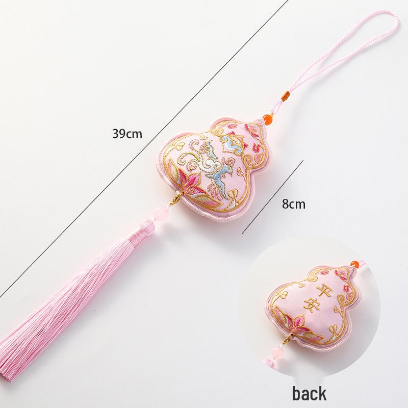 2026 Chinese New Year Metal Bell Pendant Wind Chime - Peace Blessing Ornament