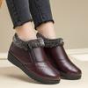 Fashion Winter Women's Snow Boots Plush Womens Ankle Boots Keep Warm Comfortable Cotton Shoes Non Slip Shoes for Women Soft Leather New