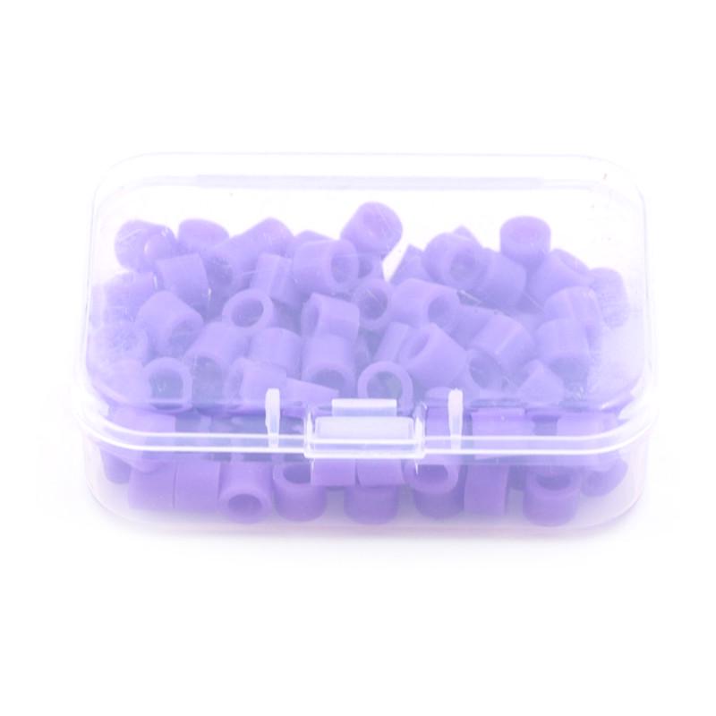 

100 шт. Маленький тип стоматологических силиконовых инструментов Цветовой код Кольца Дополнительный цвет фиолетовый