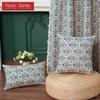 1PC Nuan Series Retro Chinese Classical Blue and White Porcelain Printed Cotton and Linen Pillowcase for Sofa Living Room Bedroom Home Decor