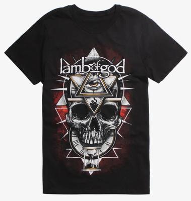 Lamb Of God DREIÄUGIGE SCHÄDEL T-Shirt Heavy Metal Band NEU Lizenziert & Offiziell