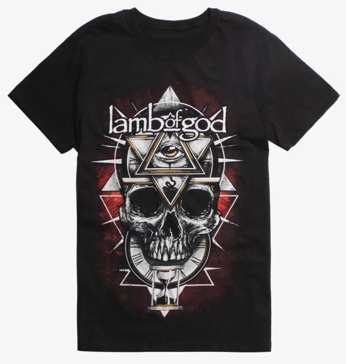 

Lamb Of God THREE-EYED SKULL T-Shirt Heavy Metal Band NEW Licensed & Official S