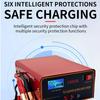 Battery Charger Motorcycle Charger For Battery Maintainer Fast Charging Safety Protection Compressor Portable For Tractor Marine