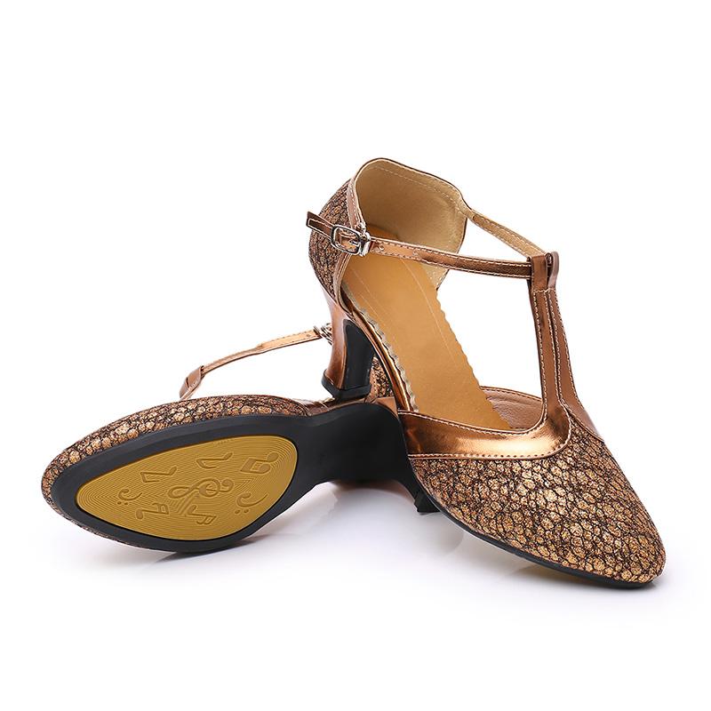 Scarpe da Ballo da Sala Tango Salsa Danza Latina da Donna Tacchi da Festa Tacchi da 6,5 cm