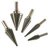 5Pcs 50 Sizes Multiple Hole Drill Cobalt Titanium Cone Drill Durable Step Drill Set  Hole Opening
