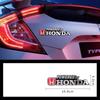 3D Metal Car Styling Side Body Badge Emblem Decal Car Logo Sticker  for Mugen Power Honda Civic Accord CRV Hrv Jazz Accessories OC3