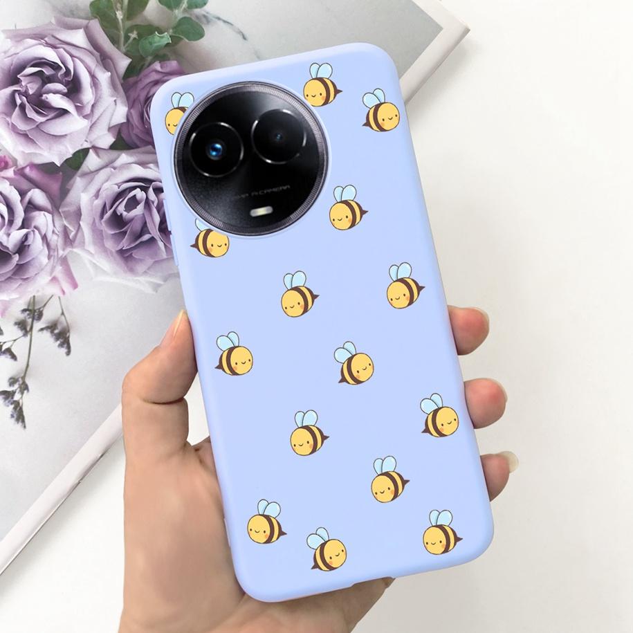 Shockproof Case For Realme 11 5G / Realme 11X Phone Cover Fashion Girls Soft Silicone Funda For Realme11 11 X 2023 RMX3785 Coque