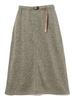 LIFE STORE by GRAMICCI Custom Knit Flare Skirt OATMEAL S BMING BEAMS (Sizes S-M), Women's