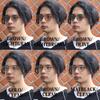 (Eight) Octagon (8-sided) Sunglasses for Men and Women, with Dedicated Case, Metal Frame, BrownClear F