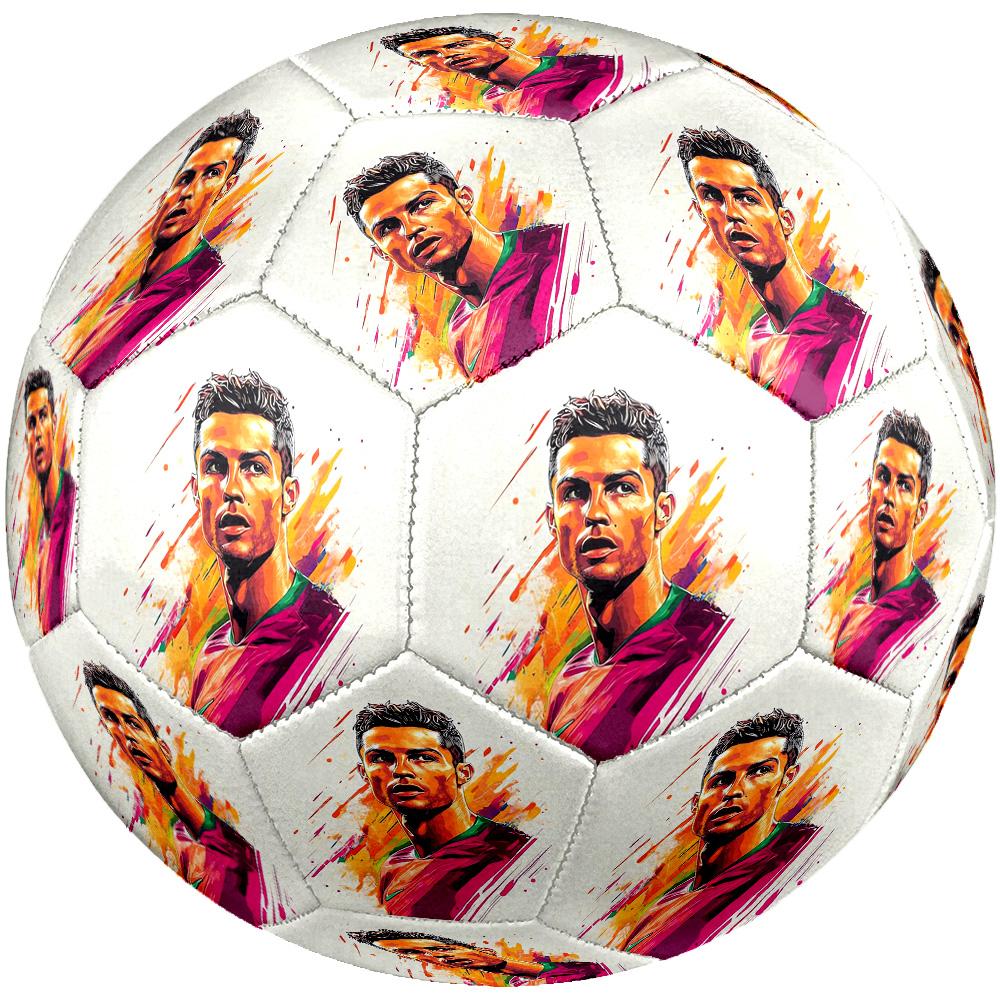 1 шт. Футбольный мяч Cr7 Размер 5 Машинная строчка Для тренировок на открытом воздухе и матчей Идеальный подарок для любителей спорта