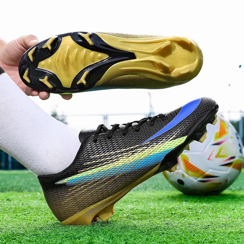 High Quality Vapor 16 Soccer Cleats FG Long Studs & TF Turf Studs Optional Professional Match Training Football Shoes 35 чёрный