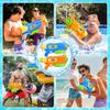 Water Gun Set of Maximum Flying Distance Pressure Rapid Fire 1100ml Large Capacity Water Water Water Play Blue Orange 2, 10m, Type, Powerful, Rifle,
