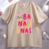 Thats Bananas T Shirt Unisex Unisex Summer Fruit Tshirt Food Short Sleeve Retro Graphic Tee Banana Trendy Tshirt Male Clothes