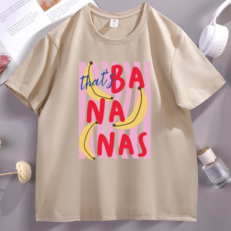 Thats Bananas T Shirt Unisex Unisex Summer Fruit Tshirt Food Short Sleeve Retro Graphic Tee Banana Trendy Tshirt Male Clothes