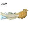 Glitter Feather Bird Ornament Sparkling Design with Clip Cute For Home Christmas Tree Decoration Festive Charm for Lightweight Plastic