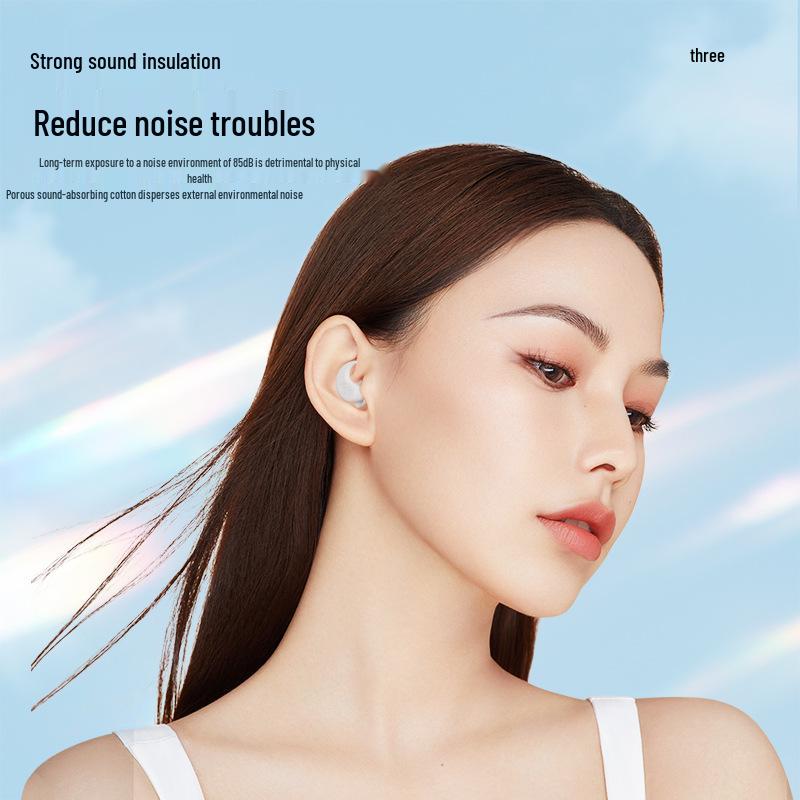 New Soundproof Silicone Earplugs: Noise-Cancelling, Soft, Ideal for Sleeping and Naps