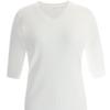Shop   Women V Neck Basic Inner Cable KniT Cashmere ShorT sleeVe T shirT Purple 